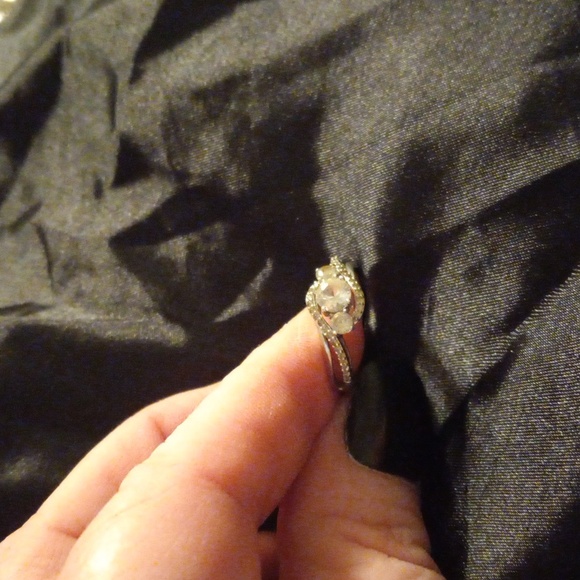 Sterling silver, with White sapphire pendant & ring bundle 🥰 - Picture 7 of 7